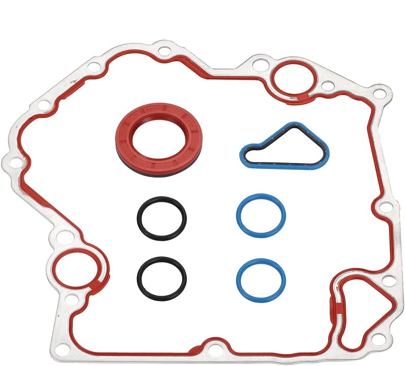LIMICAR Timing Cover Gasket Set TCS46000 TCS46022 Engine Compatible with Dodge Dakota Dodge Durango Jeep Commander Jeep Grand Cherokee 3.7L 4.7L Vin N Vin P - Image 1